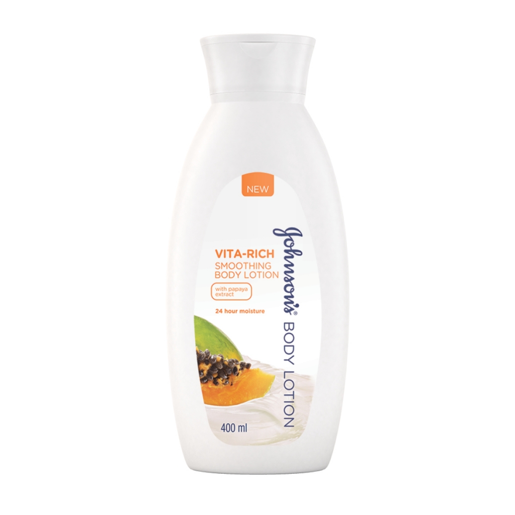 JOHNSON’S® Body Care Vita-Rich Smoothing Body Lotion with Papaya extract