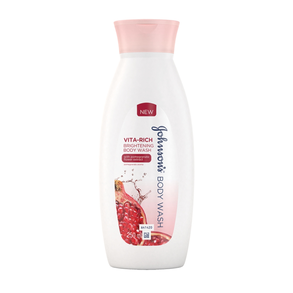 JOHNSON’S® Body Care Vita Rich Brightening Body Wash with Pomegranate Flower extract